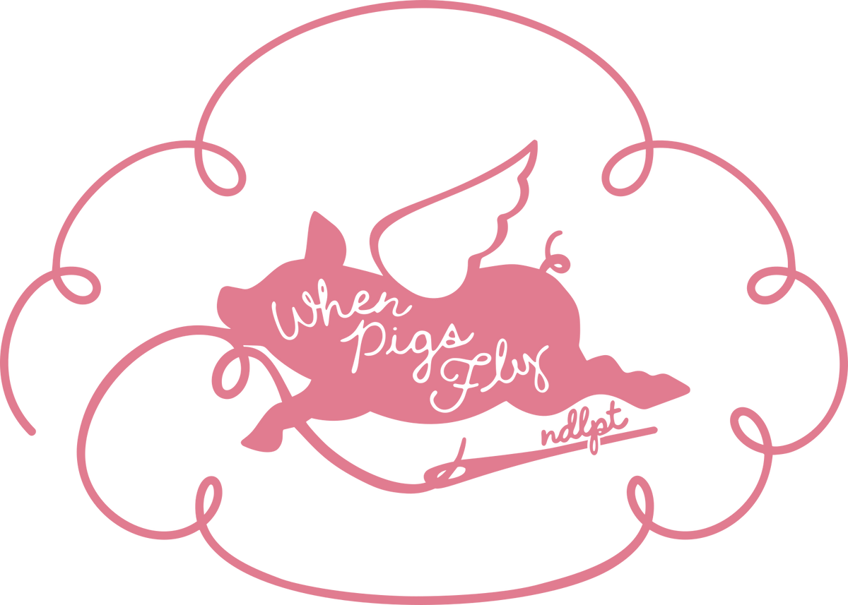 When Pigs Fly Needlepoint